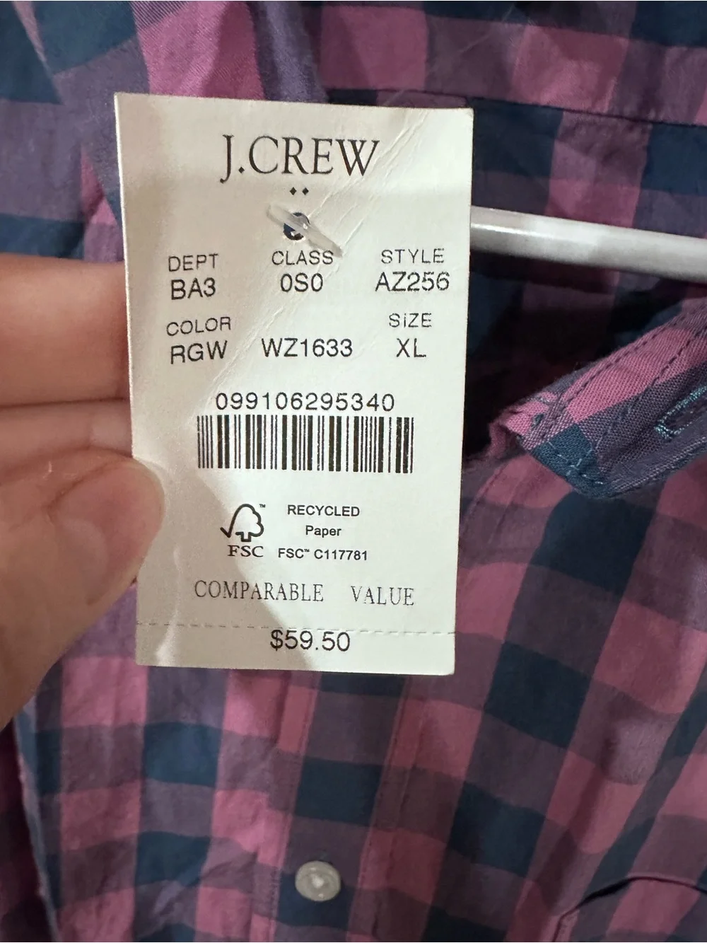 J. Crew classic crew